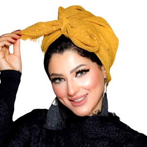 turban Multi-way Tulle Material -Smile Turbans - 295