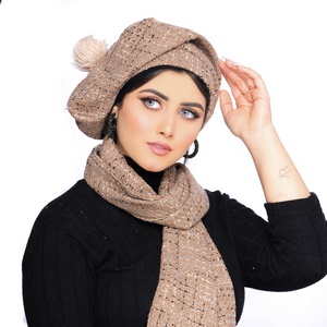 Ice cap&Scarf ice cap knitwear -Smile Turbans - 1691