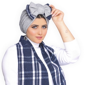 Turban&Scarf One direction is a bow and the other is a cross Gogh -Smile Turbans - 1689