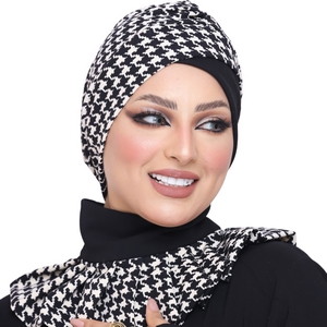 Turban & Scarf Crocs one piece crepe material -Smile Turbans - 1072