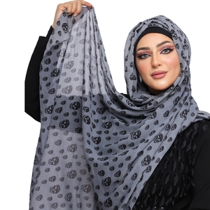 hijab Hijab with Bandana, without pins, ready to wear only chiffon -Smile Turbans - 1119