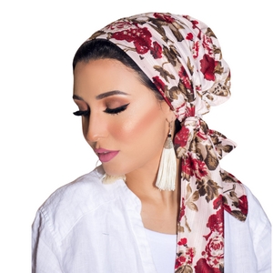 Turban Multi way tie Liverpool material -Smile Turbans - 1809