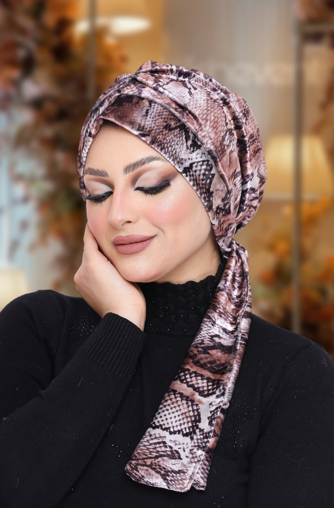 Turban tie velvet - Smile Turbans - 1019