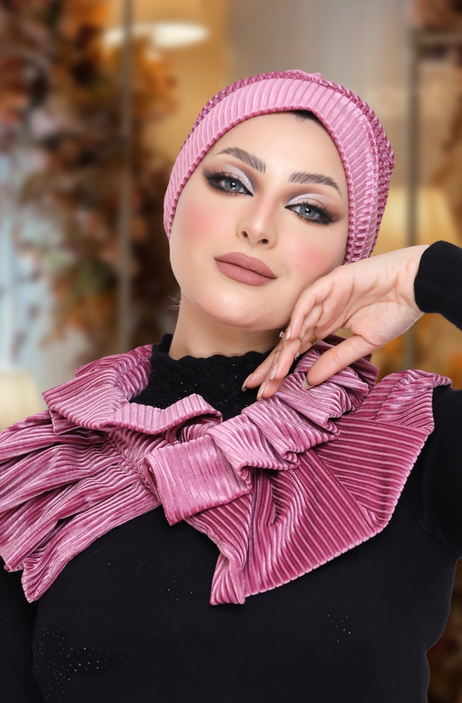 Turban  & Scarf Darby one piece velvet - Smile Turbans - 1021