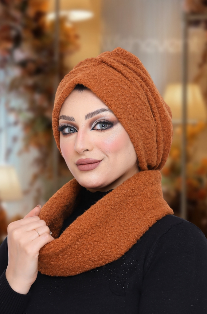 IceCap  & Scarf IceCap  wool - Smile Turbans - 1026