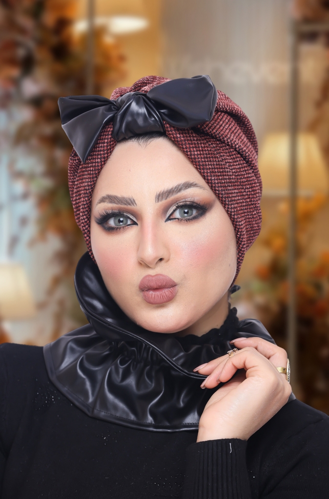 Turban  & Scarf Multi-way wool - Smile Turbans - 1040