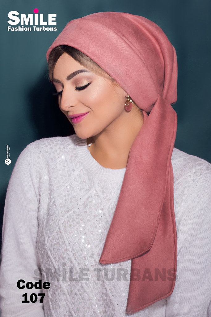 Turban tie suede - Smile Turbans - 107