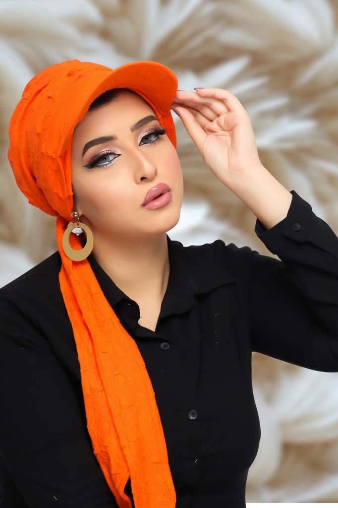 Cap Two-piece cap crochet - Smile Turbans - 1071