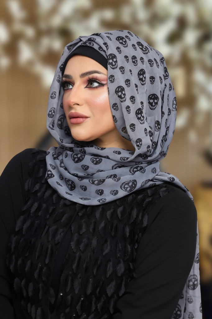 Hijab Ready-made hijab without pins chiffon - Smile Turbans - 1119