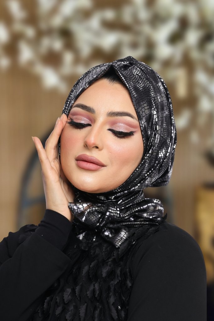 Hijab Ready-made hijab without pins chiffon - Smile Turbans - 1122