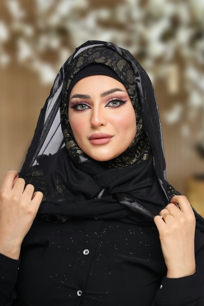 Hijab Ready-made hijab without pins chiffon - Smile Turbans - 1126
