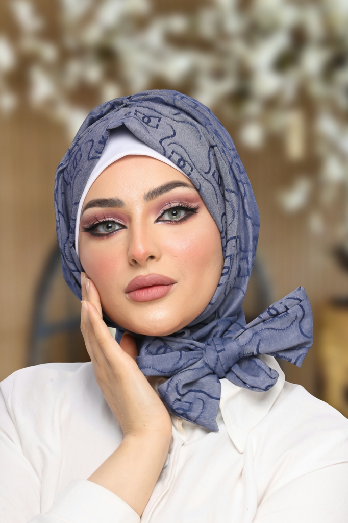 Hijab Ready-made hijab without pins chiffon - Smile Turbans - 1139