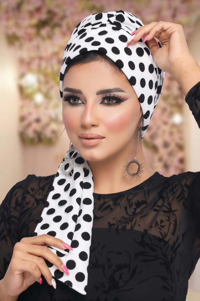 turban Multi-way tie Tulle Material - Smile Turbans - 1180