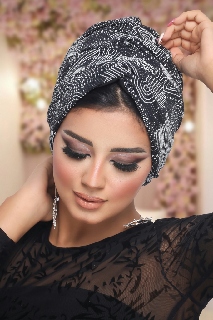Turban Crocs one piece Jersey material - Smile Turbans - 1206