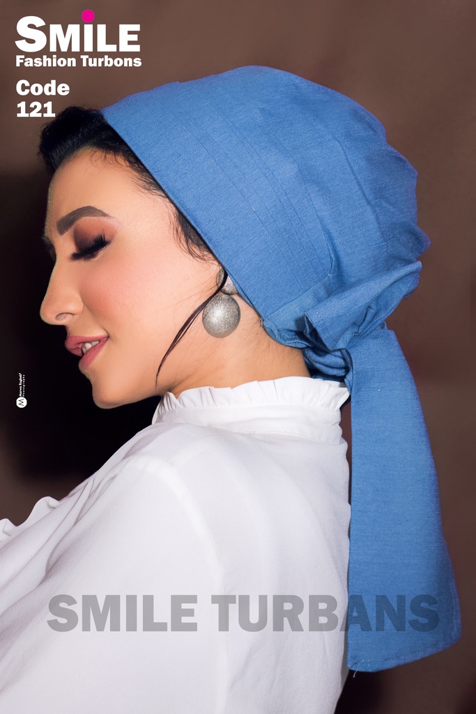 Turban tie denim - Smile Turbans - 121