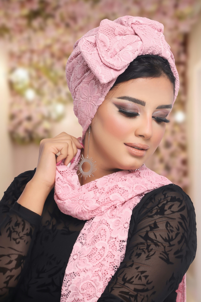 Turban  & Scarf Artichoke one piece crepe - Smile Turbans - 1217