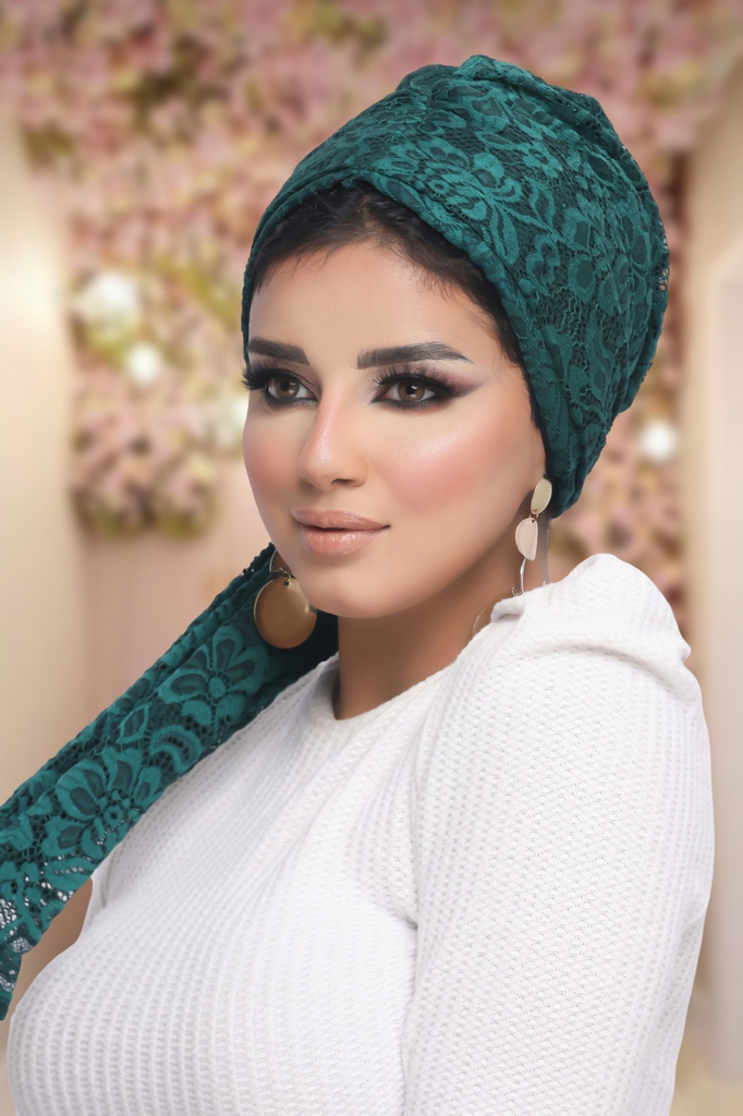 turban Multi way tie it cross Dantel - Smile Turbans - 1237