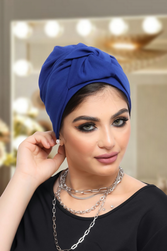 Turban Artichoke crepe material - Smile Turbans - 1260