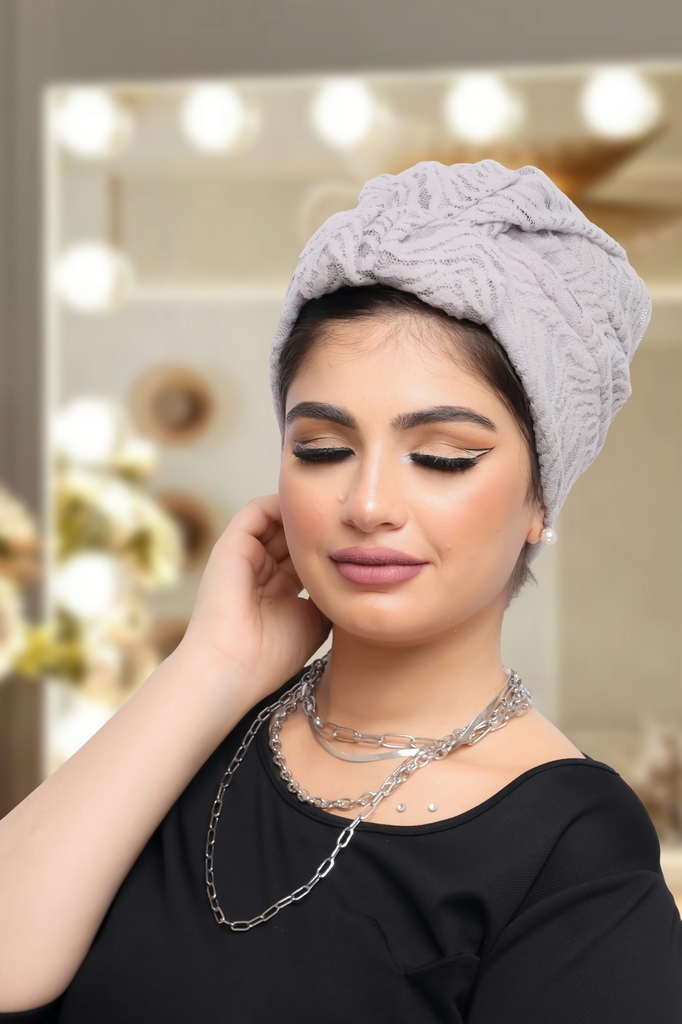 Beret beret with chain crepe - Smile Turbans - 1261