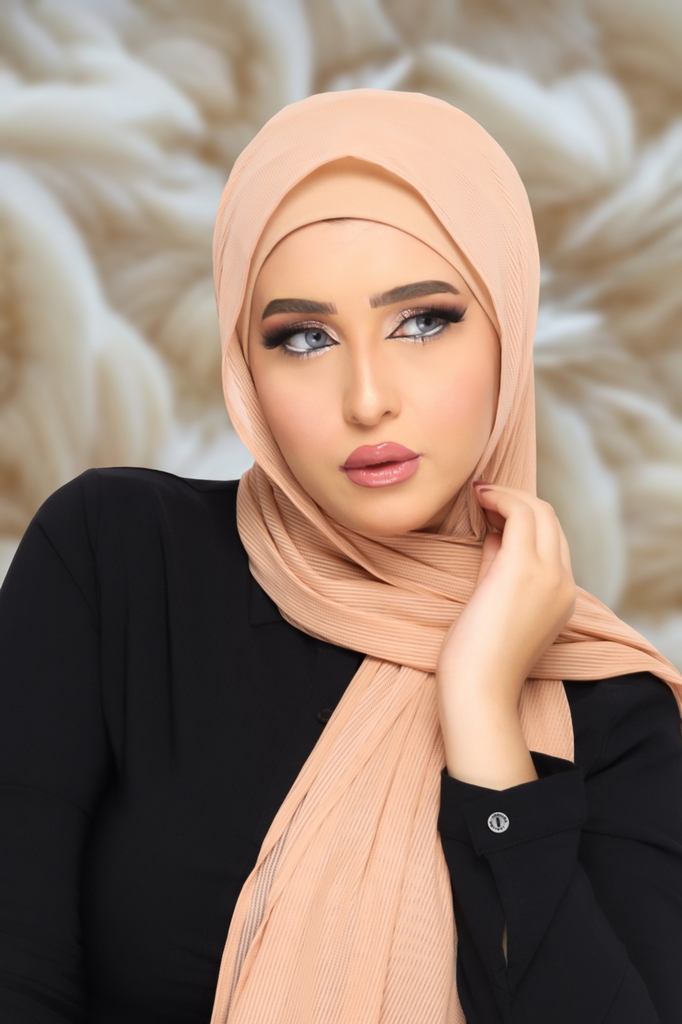 Hijab Ready-made hijab without pins Tulle - Smile Turbans - 1279