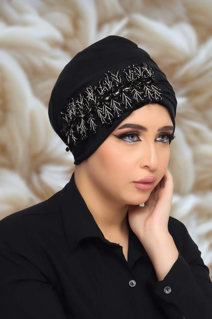 turban Scotch Tulle Material - Smile Turbans - 1293