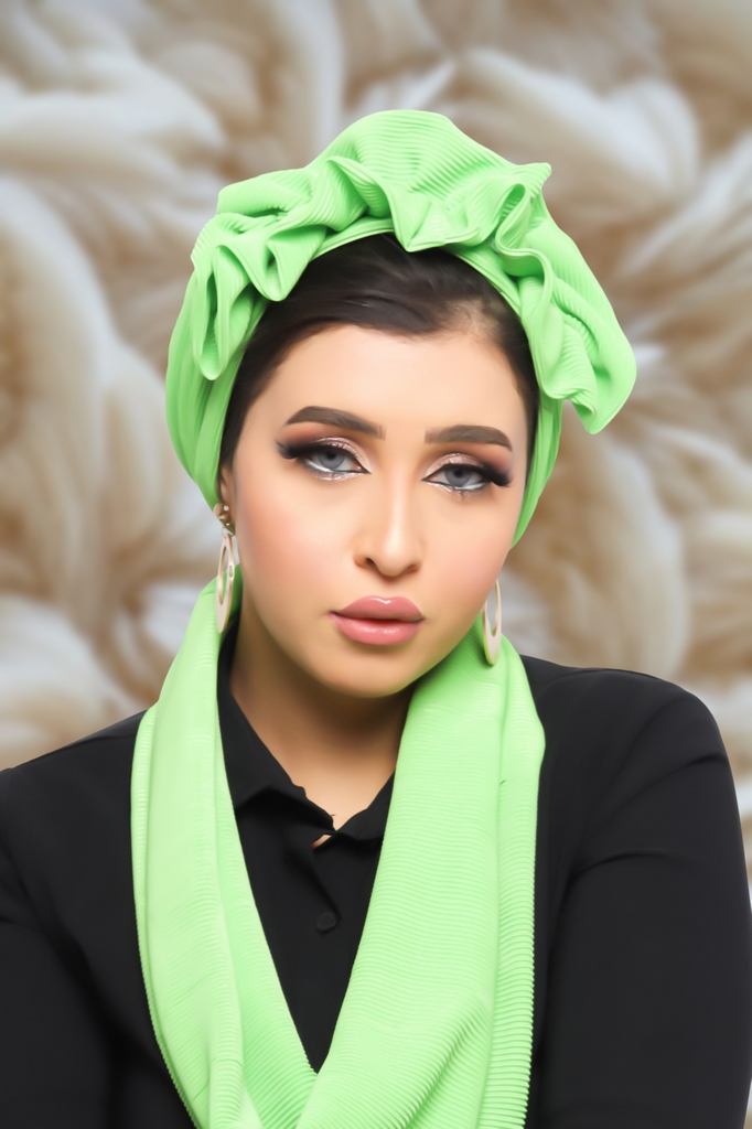 Turban  & Scarf   - Smile Turbans - 1297