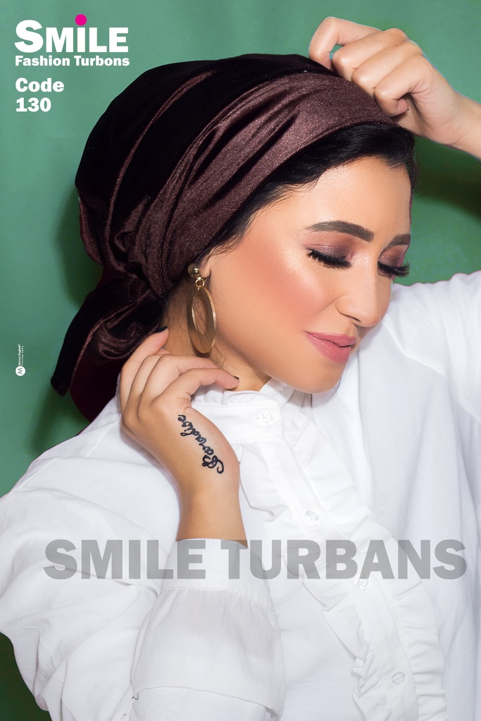 Turban tie velvet - Smile Turbans - 130