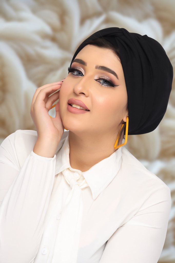 Turban Crocs one piece crepe material - Smile Turbans - 1309