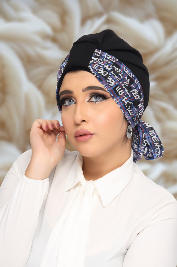 Turban Multi-way crepe material - Smile Turbans - 1314