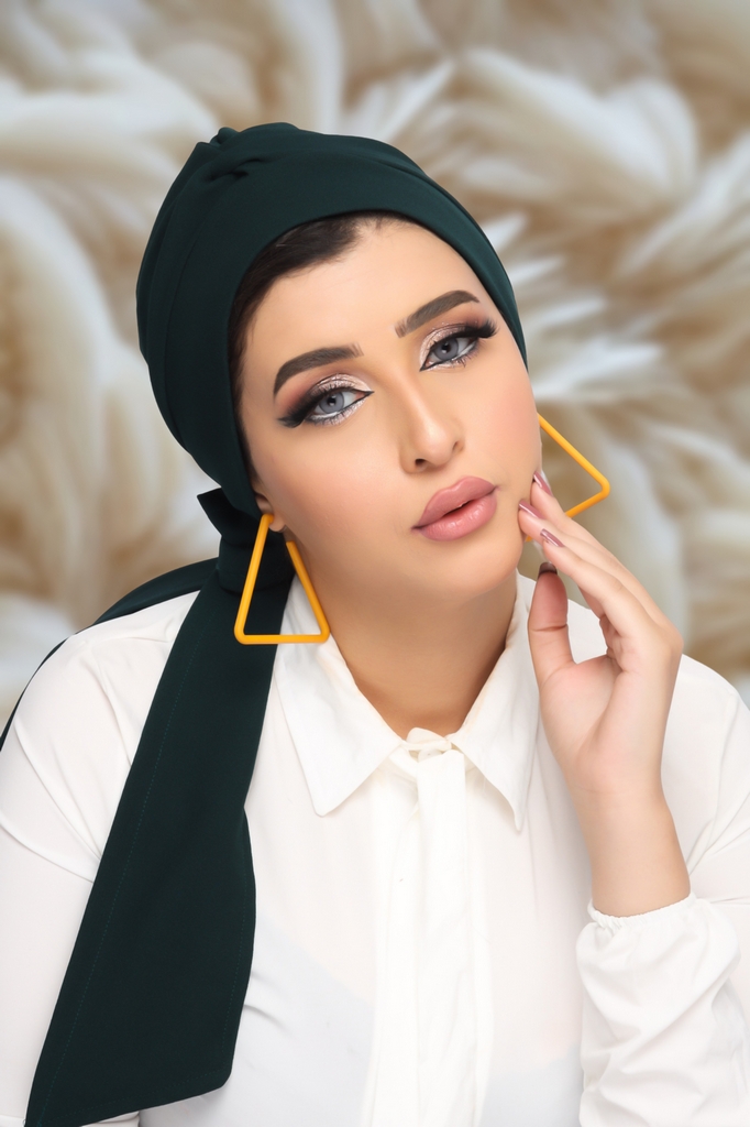 Turban  & Scarf Two-piece bow headband suede - Smile Turbans - 1323