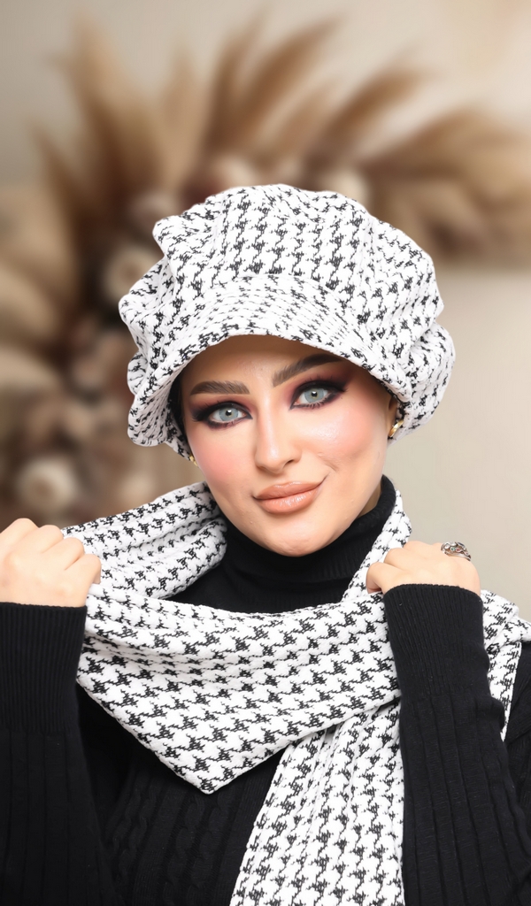 Beret & Scarf Beret Gogh - Smile Turbans - 1349