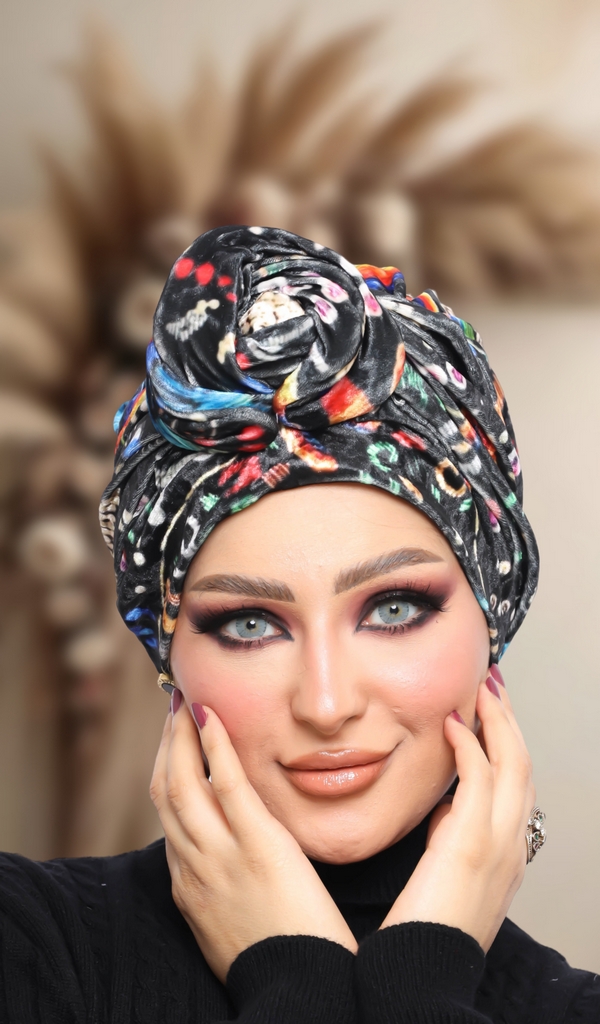 Turban Wire velvet - Smile Turbans - 1355