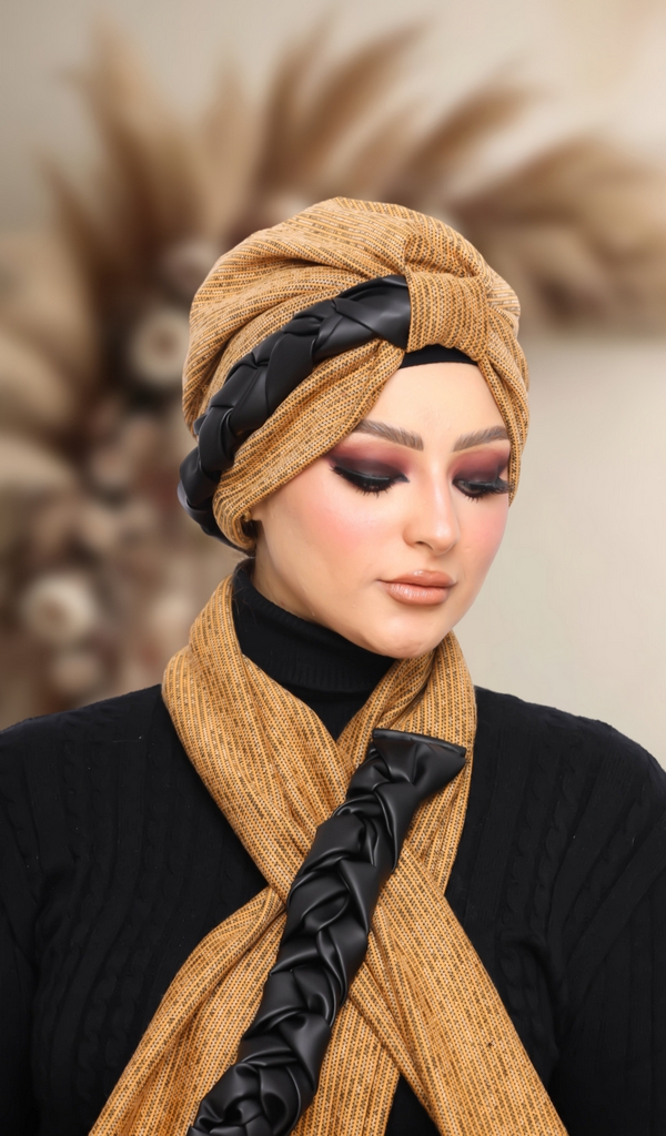 Turban  & Scarf plexus Brooch - Smile Turbans - 1358