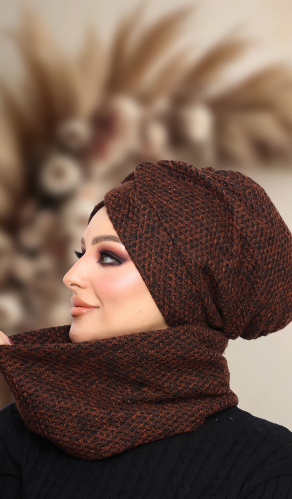 Turban  & Scarf Crocs one piece Wool - Smile Turbans - 1363