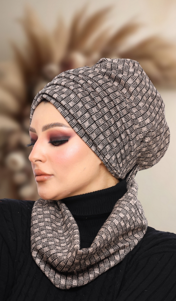 Turban  & Scarf  Scotch brooch - Smile Turbans - 1366