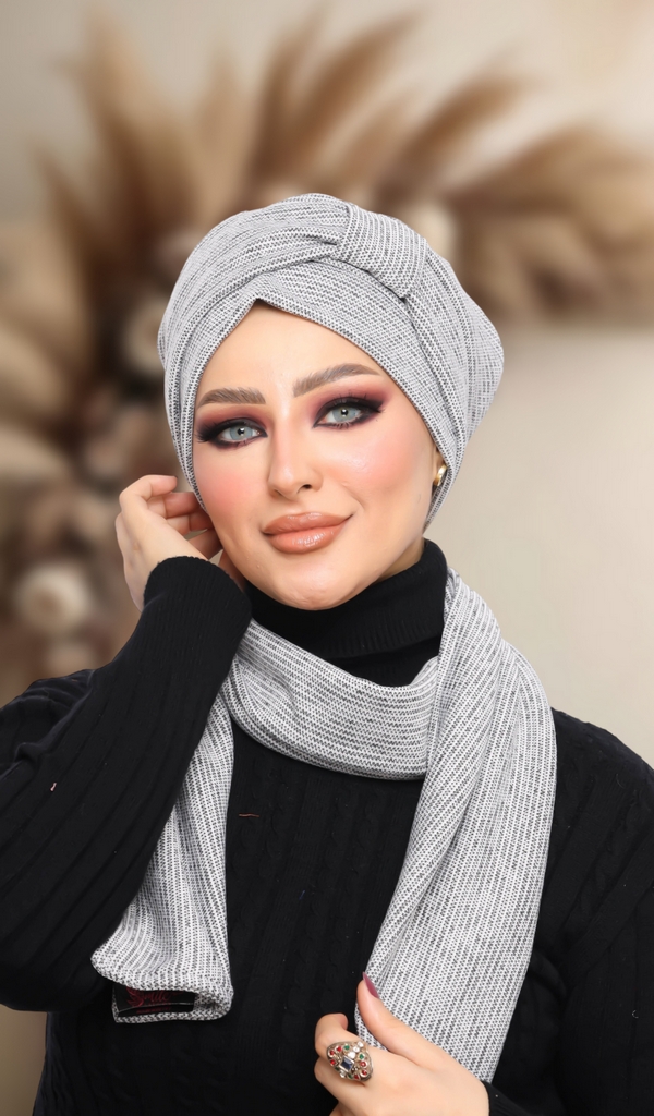 Turban  & Scarf one pieces Brooch - Smile Turbans - 1367