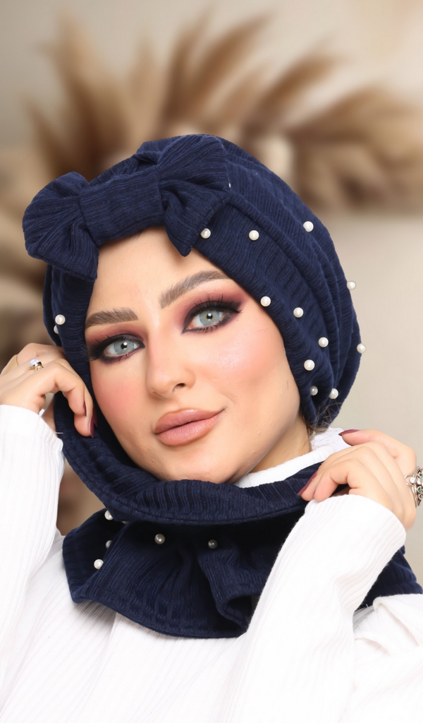 Turban  & Scarf IceCap  Rib - Smile Turbans - 1379