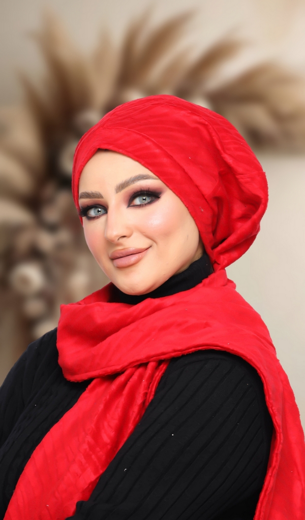 IceCap  & Scarf IceCap  suede - Smile Turbans - 1380