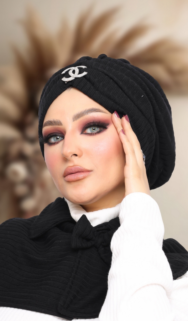 Turban  & Scarf Darby one pieces Rib - Smile Turbans - 1385