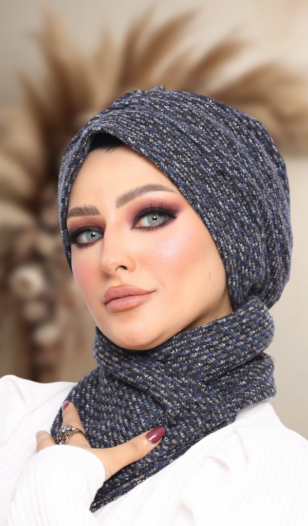 Turban  & Scarf Darby one piece knitwear - Smile Turbans - 1388