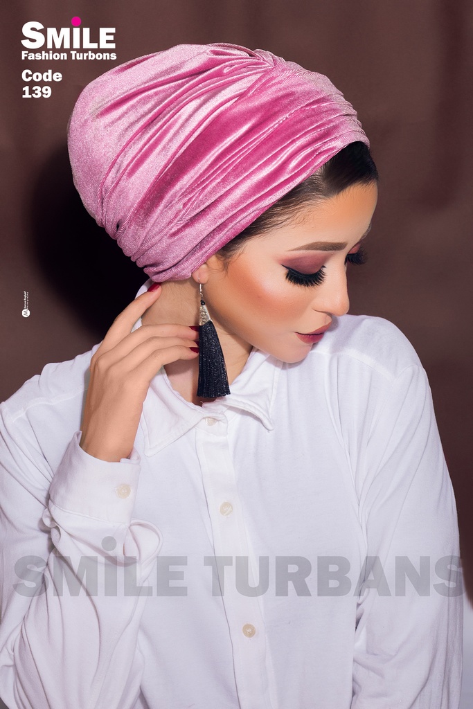 Turban Scotch two piece velvet - Smile Turbans - 139