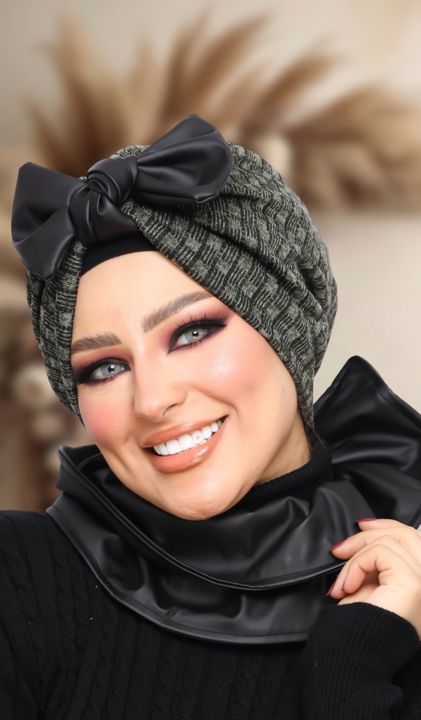 Turban  & Scarf bow brooch - Smile Turbans - 1394