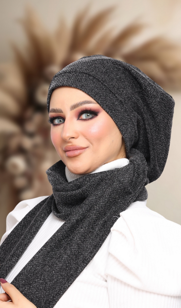 IceCap  & Scarf IceCap  wool - Smile Turbans - 1407