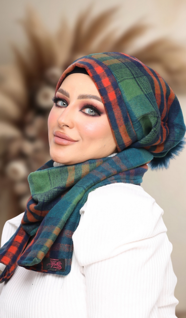 IceCap  & Scarf IceCap  Gogh - Smile Turbans - 1412