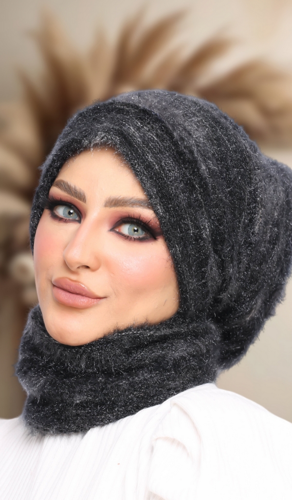 IceCap  & Scarf IceCap  mohair - Smile Turbans - 1413