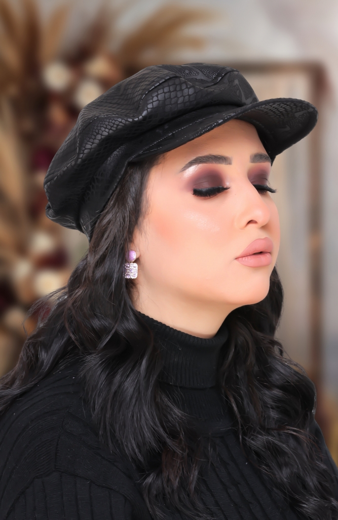 Beret Beret leather - Smile Turbans - 1418