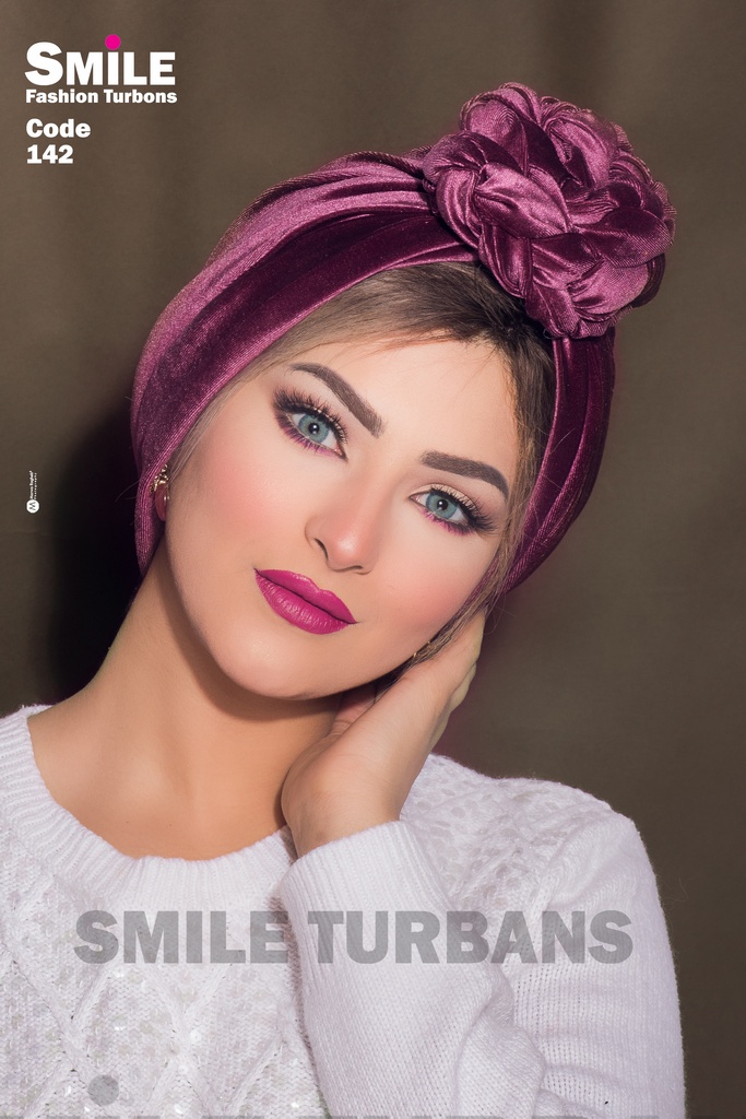 Turban cupcake velvet - Smile Turbans - 142