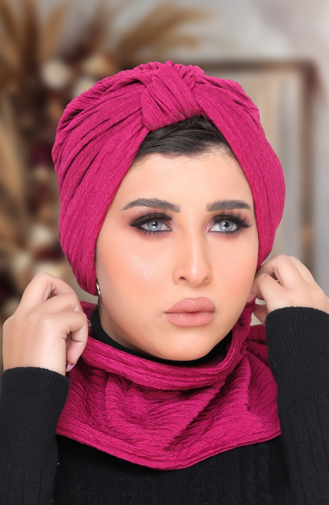 Turban  & Scarf Artichoke crochet - Smile Turbans - 1421