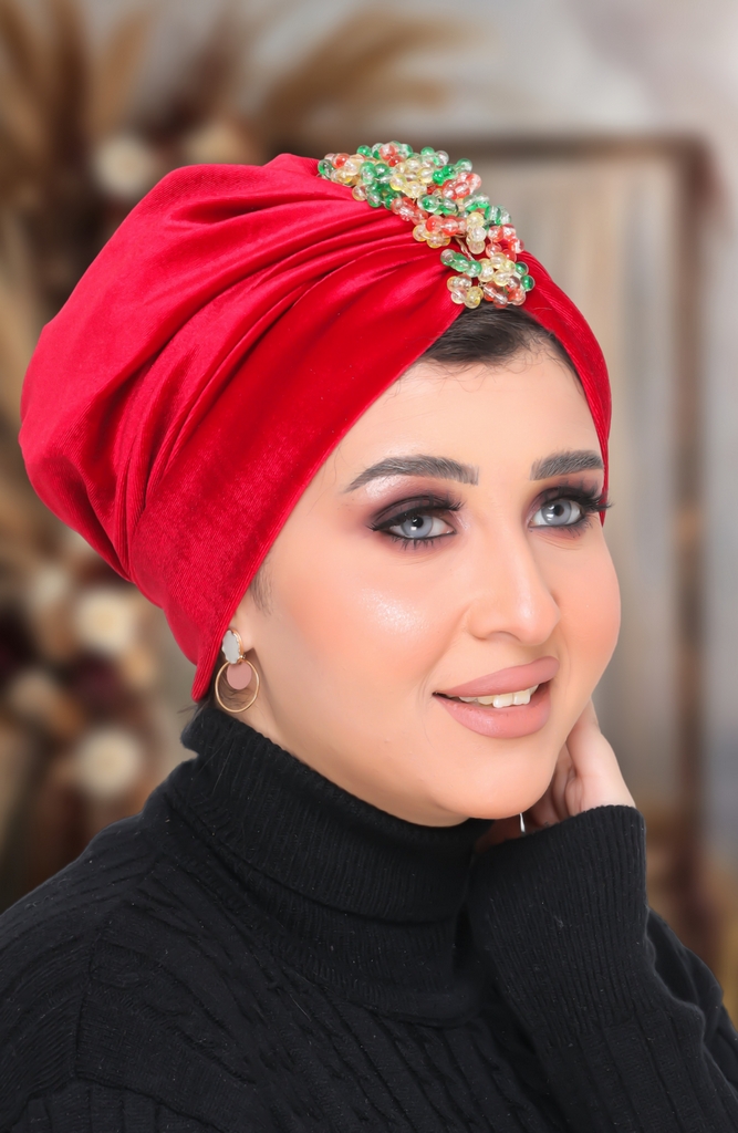 Turban Turban with accessories velvet - Smile Turbans - 1445