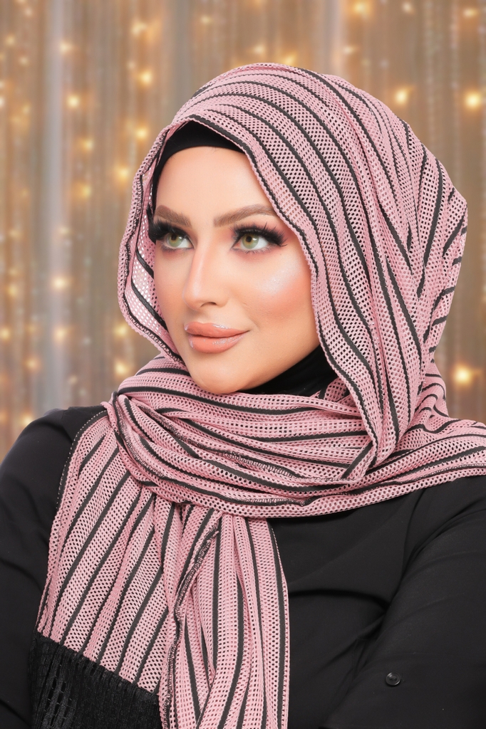 Hijab Ready-made hijab without pins kink - Smile Turbans - 1480